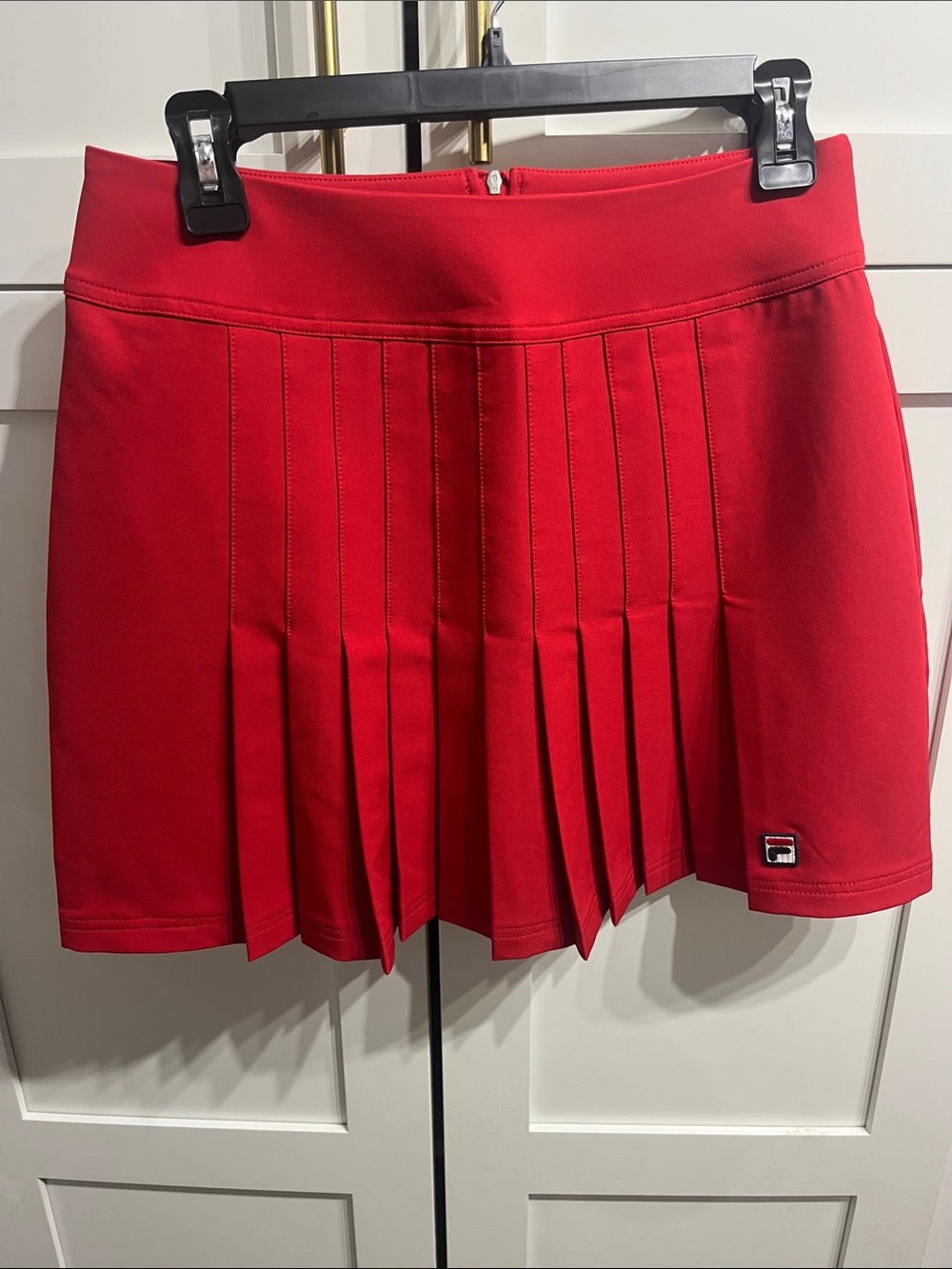 FILA Red Pleated Skater Tennis Skirt